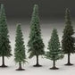 Woodland Scenics TR1586 4" - 6" Evergreen Blend Ready Made Trees (Pack of 13)