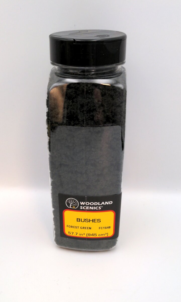 Woodland Scenics FC1648 Forest Green Bushes 32 Oz. Shaker