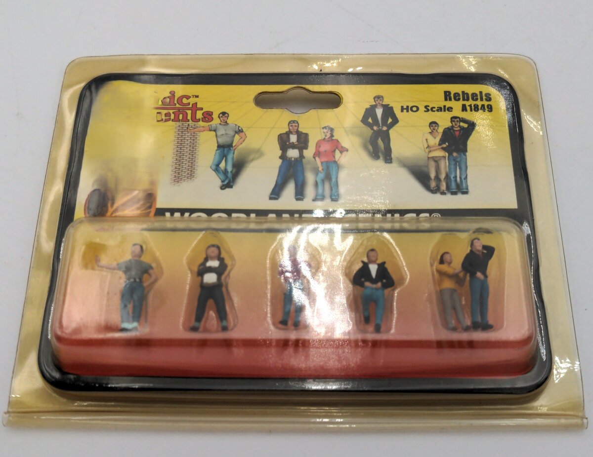 Woodland Scenics A1849 HO Scenic Accents Rebel People Figures (Set of 6)