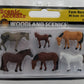 Woodland Scenics A1862 HO Scenic Accents Farm Horse Figures (Set of 6)