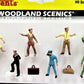 Woodland Scenics A1892 HO Scenic Accents Uniformed Traveler Figures (Set of 10)