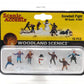 Woodland Scenics A1894 HO Scenic Accents Snowball Fight Figures (Set of 10)
