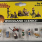 Woodland Scenics A1905 HO Scenic Accents Dog Wash Figures (Set of 9)