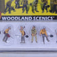Woodland Scenics A1919 HO Scenic Accents Smoke Jumper Figures (Set of 6)