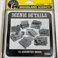 Woodland Scenics D204 HO Scenic Details Assorted Skids (Pack of 15)