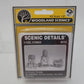 Woodland Scenics D212 HO Scale Scenic Details Fuel Stands Metal Kit (Pack of 3)