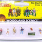 Woodland Scenics A2134 N Seated People at a Bus Stop Figures (Set of 7)