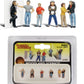 Woodland Scenics A2136 N Scenic Accents Rebel People Figures (Set of 6)