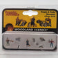 Woodland Scenics A2158 N Scale People and Pesky Raccoons Figures (Set of 6)
