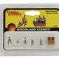 Woodland Scenics A2176 N Scenic Accents Shoe Shiner Figures (Set of 7)