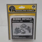 Woodland Scenics D225 HO Scale Scenic Details Industrial Junk Set White Metal