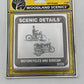 Woodland Scenics D228 HO Scenic Details Motorcycles and Sidecar Kit