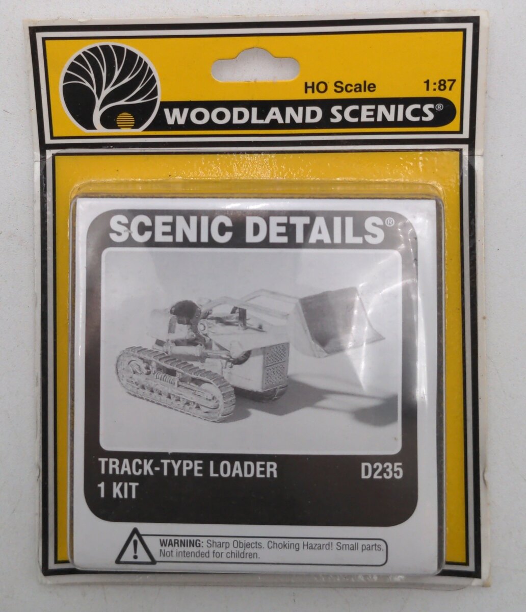 Woodland Scenics D235 HO Scenic Details Track-Type Loader Cat#6 Traxcavator Kit