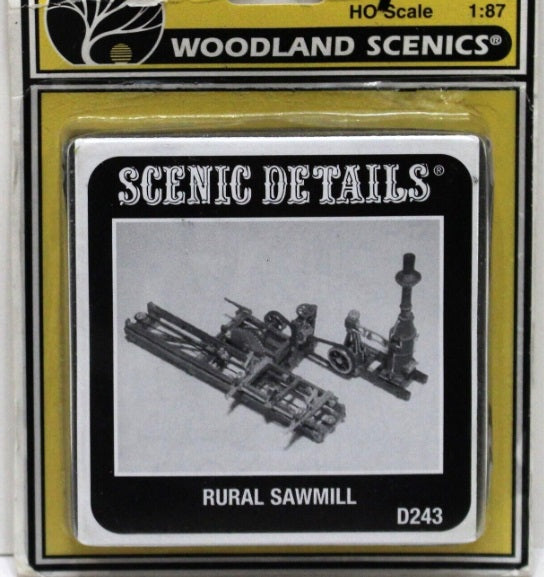 Woodland Scenics D243 HO Scenic Details Rural Sawmill Kit