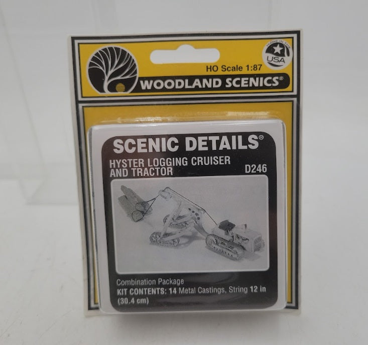 Woodland Scenics D246 HO Scale Scenic Details Hyster Logging Cruiser/Tractor Kit
