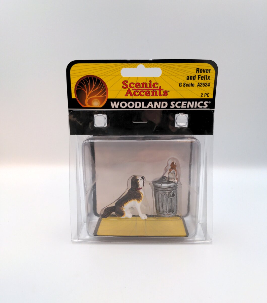 Woodland Scenics A2524 G Scenic Accents Rover and Felix Figures (Set of 2)