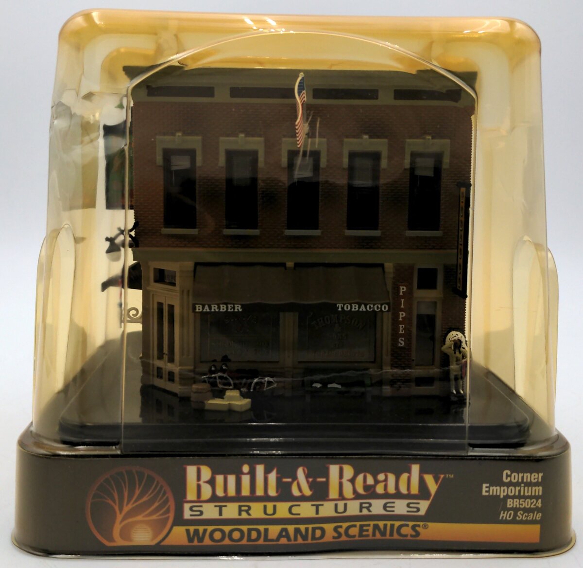 Woodland Scenics BR5024 HO Built-&-Ready Corner Emporium Building
