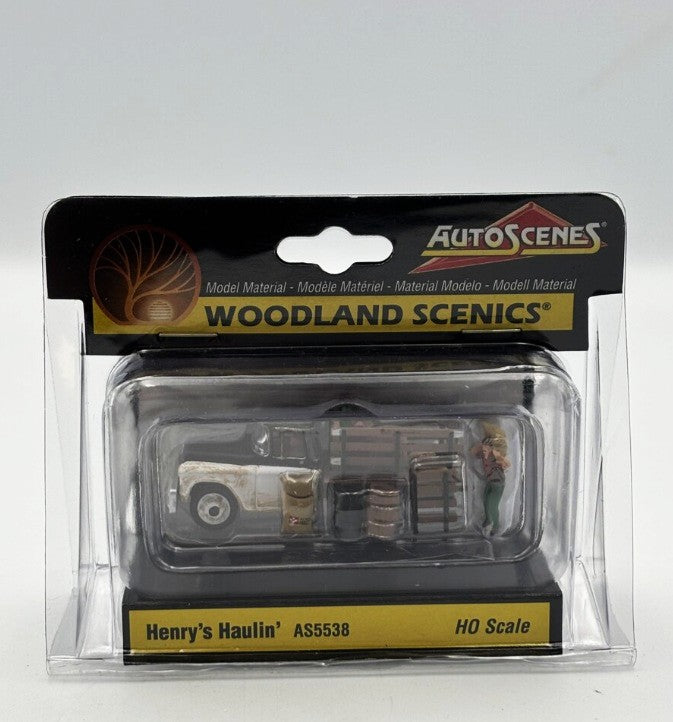 Woodland Scenics AS5538 HO Scale AutoScenes "Henry's Haulin''