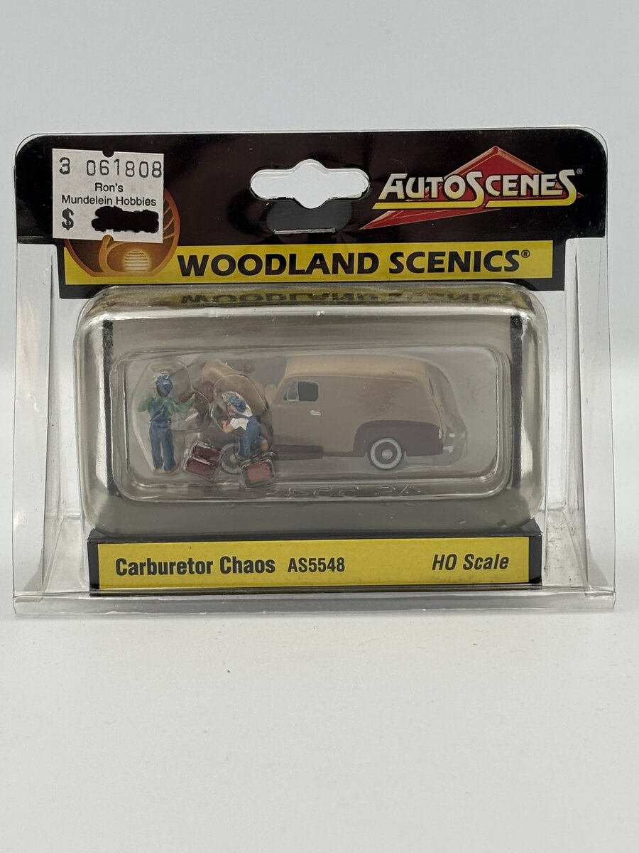 Woodland Scenics AS5548 HO AutoScenes Carburetor Chaos (Pack of 6)