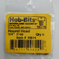 Woodland Scenics H814 Hob-Bits 2-56 1/4" Round Head Screws (Pack of 5)