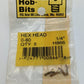 Woodland Scenics H866 Hob-Bits 0-80 1/4" Hex Head Screws (Pack of 5)