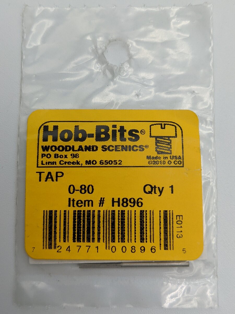 Woodland Scenics H896 Hob-Bits 0-80 Thread Tap