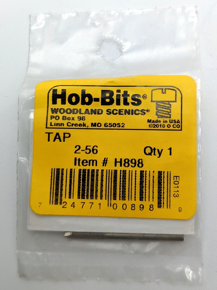 Woodland Scenics H898 Hob-Bits 2-56 Thread Tap