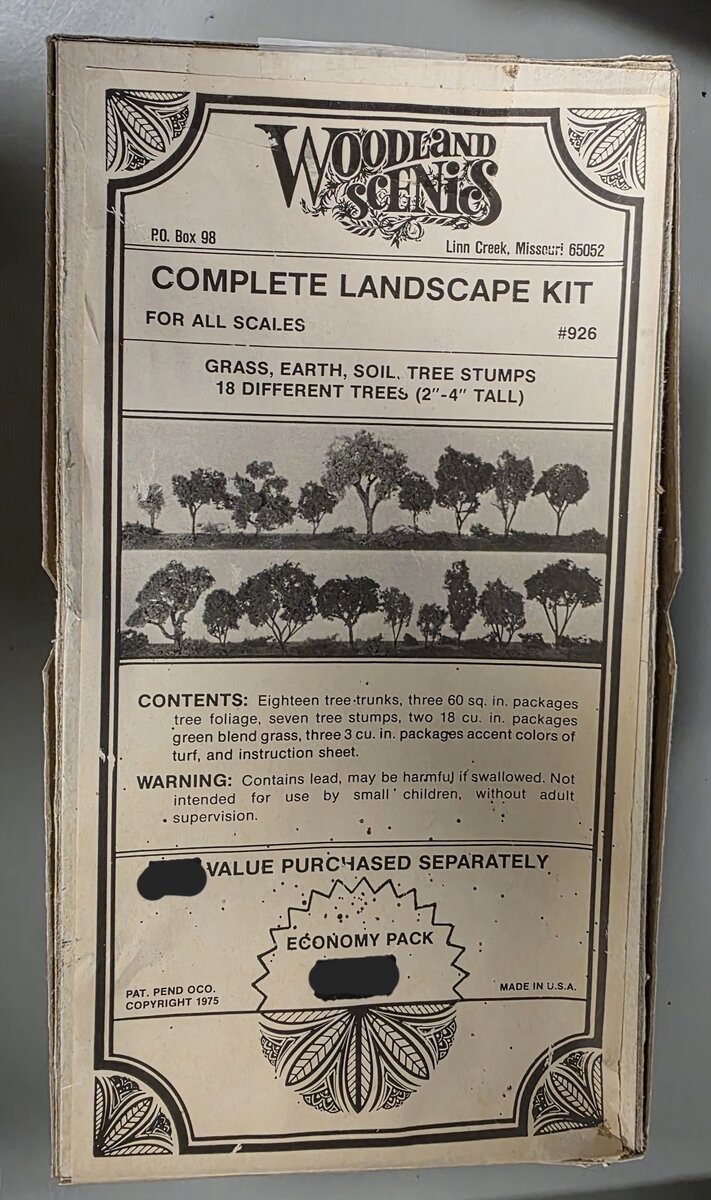 Woodland Scenics 926 All Scale Complete Landscape Model Kit