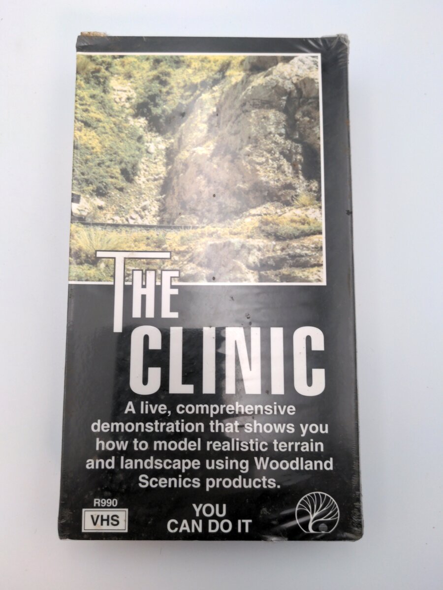 Woodland Scenics R990P The Clinic (PAL) VHS Railroad Scenery Techniques Tape