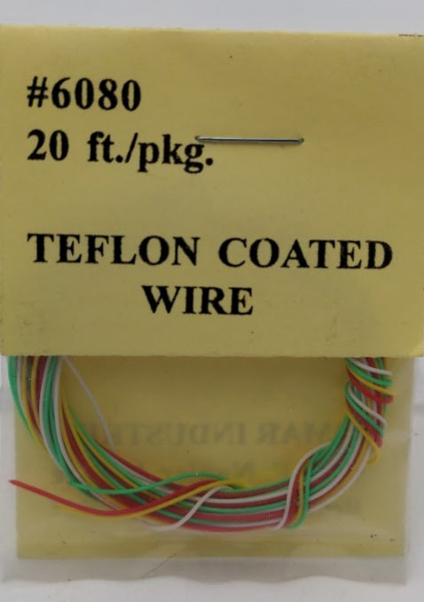 Tomar Industries 81-6080 Teflon Coated Wire 5' Each Red Green Yellow & White