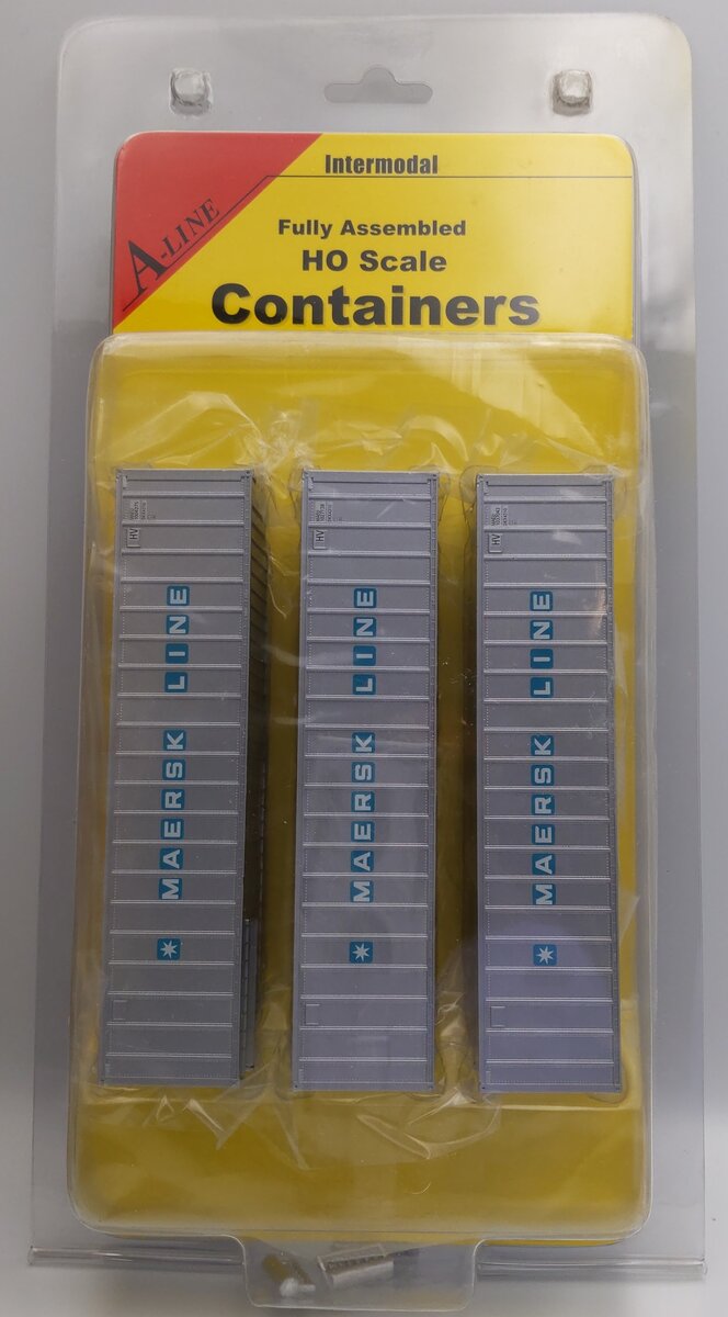 InterMountain (A-Line) 30303-01 HO 40' Rib Sided Container - Maersk Line Early