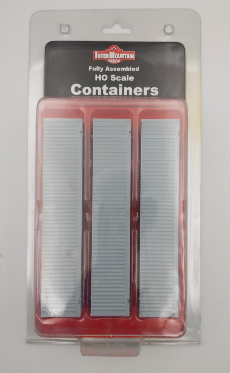 InterMountain 30550 48' Jindo Corrugated Containers Undecorated 3pk