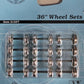 Life Like 21257 Proto 2000 Series 36" Wheel Set (Pack of 12)