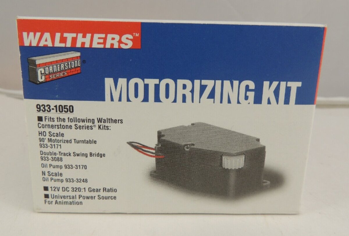 Walthers 933-1050 HO Motorizing Fits the Cornestone Series Kit