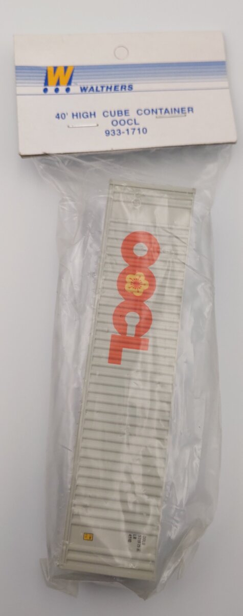 Walthers 933-1710 HO Scale Plastic 40' High Cube Container - Oocl