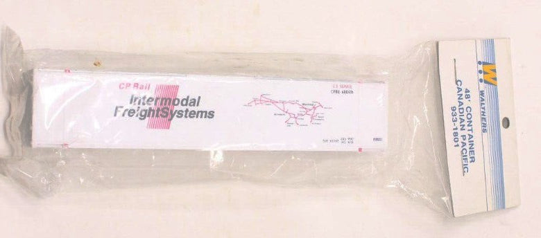 Walthers 933-1801 HO Scale CP Rail 48' Container Intermodal Freight Systems