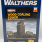 Walthers 933-2922 HO Scale Wood Coaling Tower Industrial Structure Kit