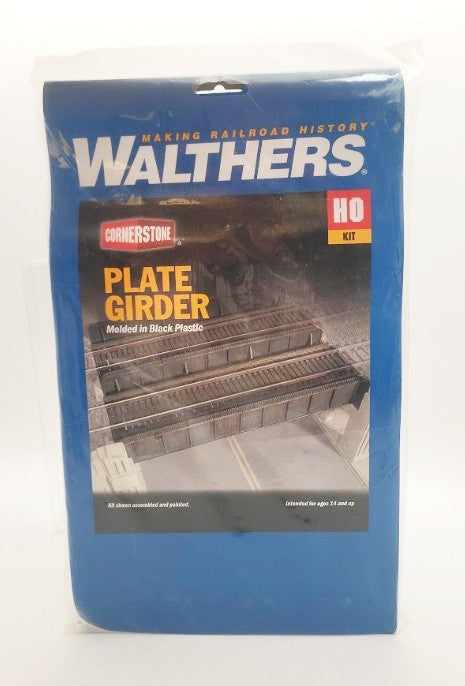 Walthers 933-2948 HO Scale Through Plate-Girder Bridge Plastic Kit