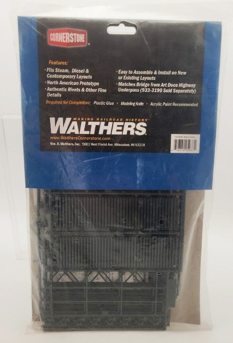 Walthers 933-2948 HO Scale Through Plate-Girder Bridge Plastic Kit