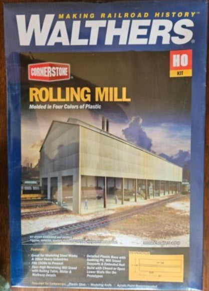 Walthers 933-2971 HO Rolling Mill Cornerstone Ashland Iron & Steel Structure Kit
