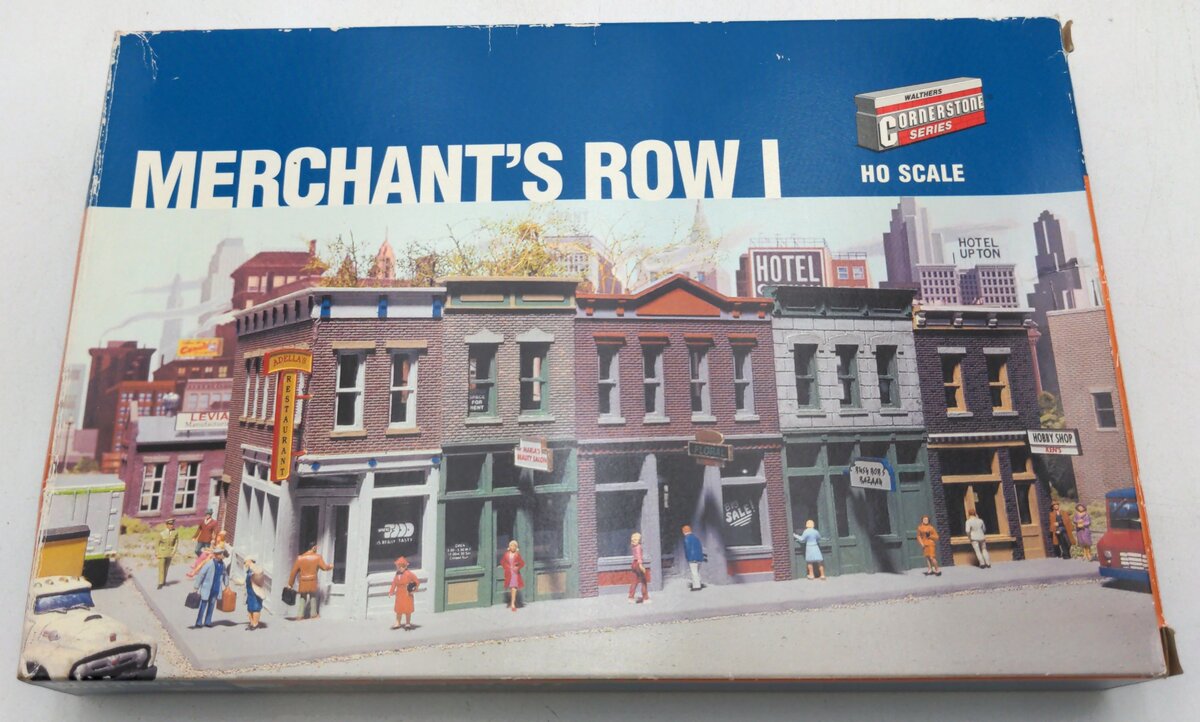 Walthers 933-3028 HO Scale Cornerstone Series Merchant's Row I Building Kit