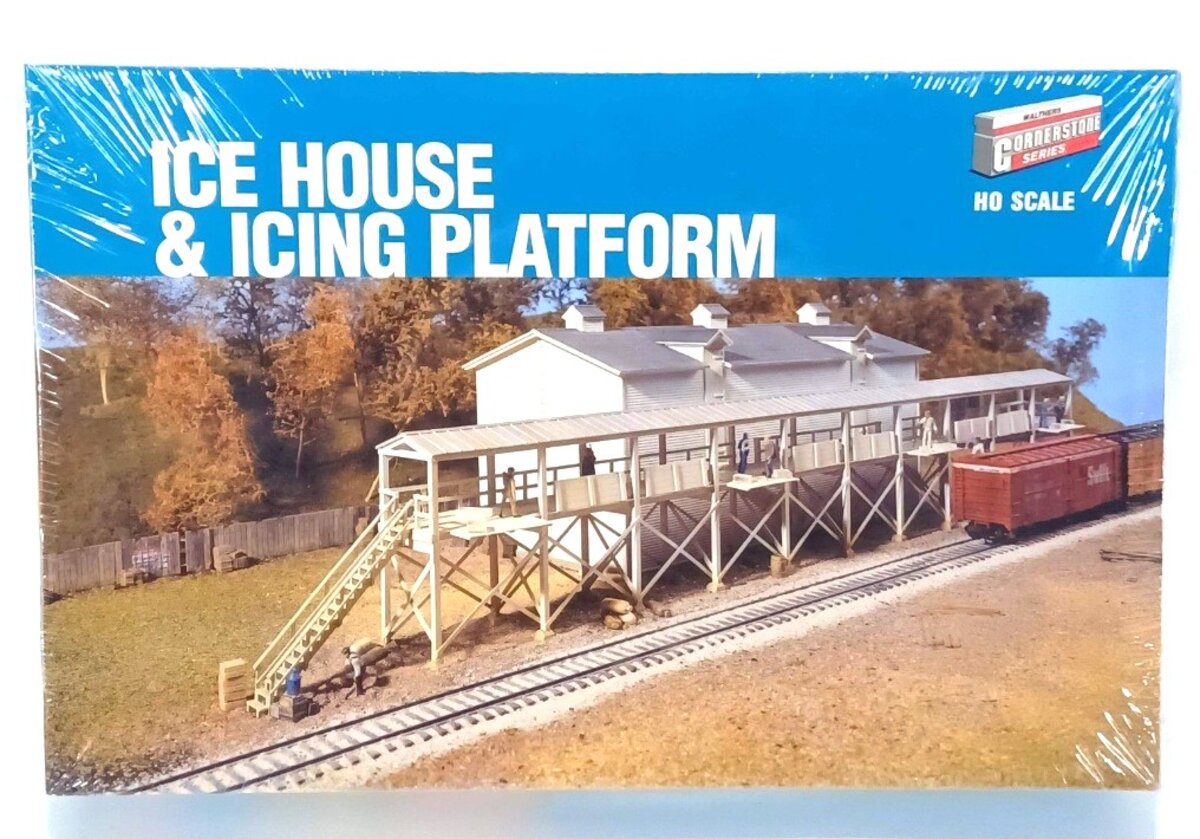 Walthers 933-3049 HO Scale Ice House & Icing Platform Structure Building Kit