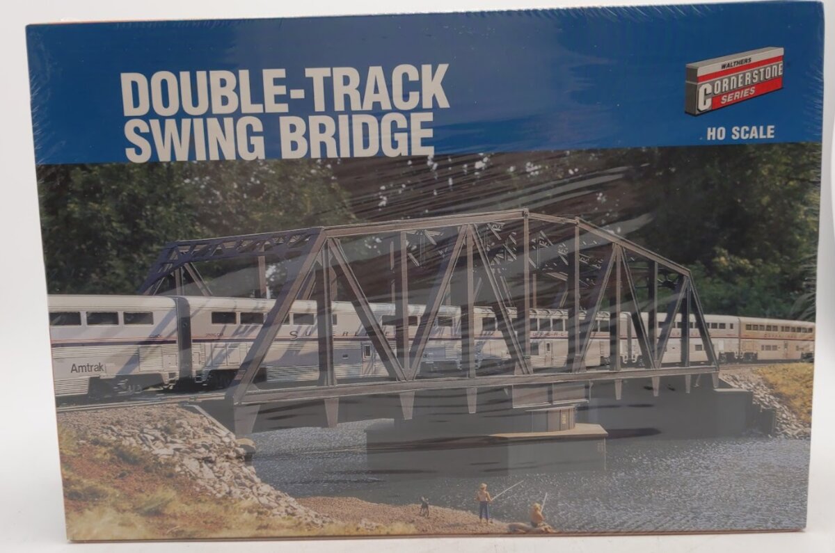 Walthers 933-3088 HO Double Track Swing Bridge Structure Kit