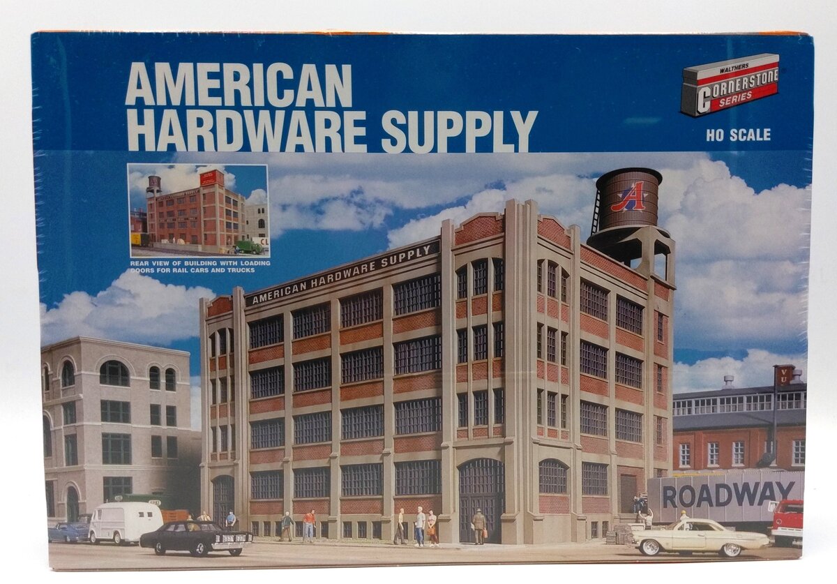Walthers 933-3097 HO Scale CornerStone American Hardware Supply Structure Kit