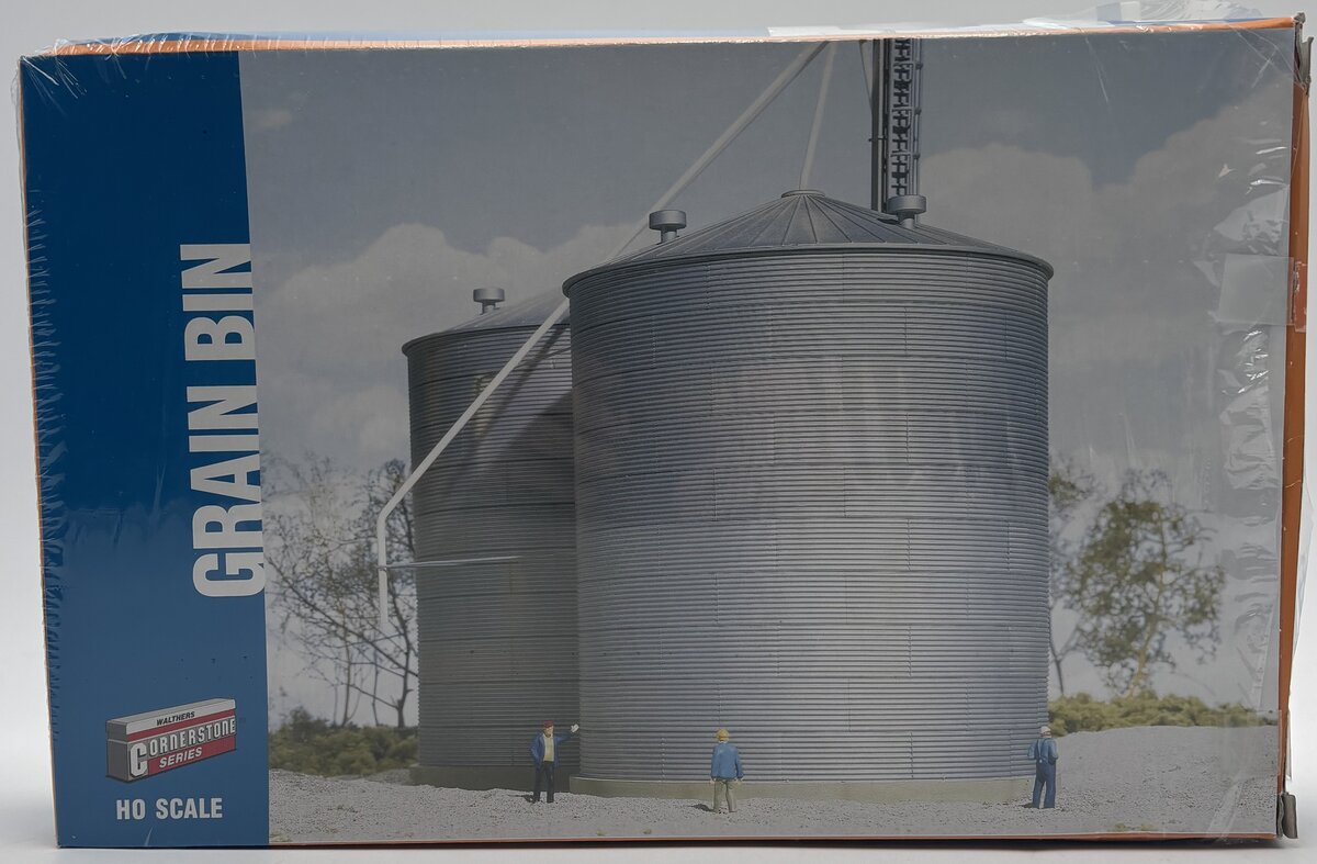 Walthers 933-3123 HO Grain Storage Bin Structure Building Kit