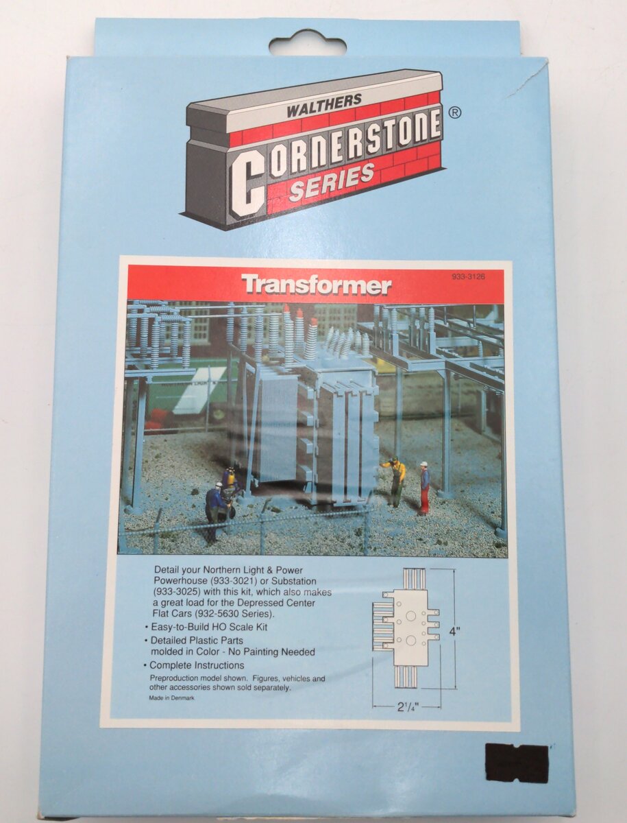 Walthers 933-3126 HO Scale Cornerstone Series Transformer Plastic Kit