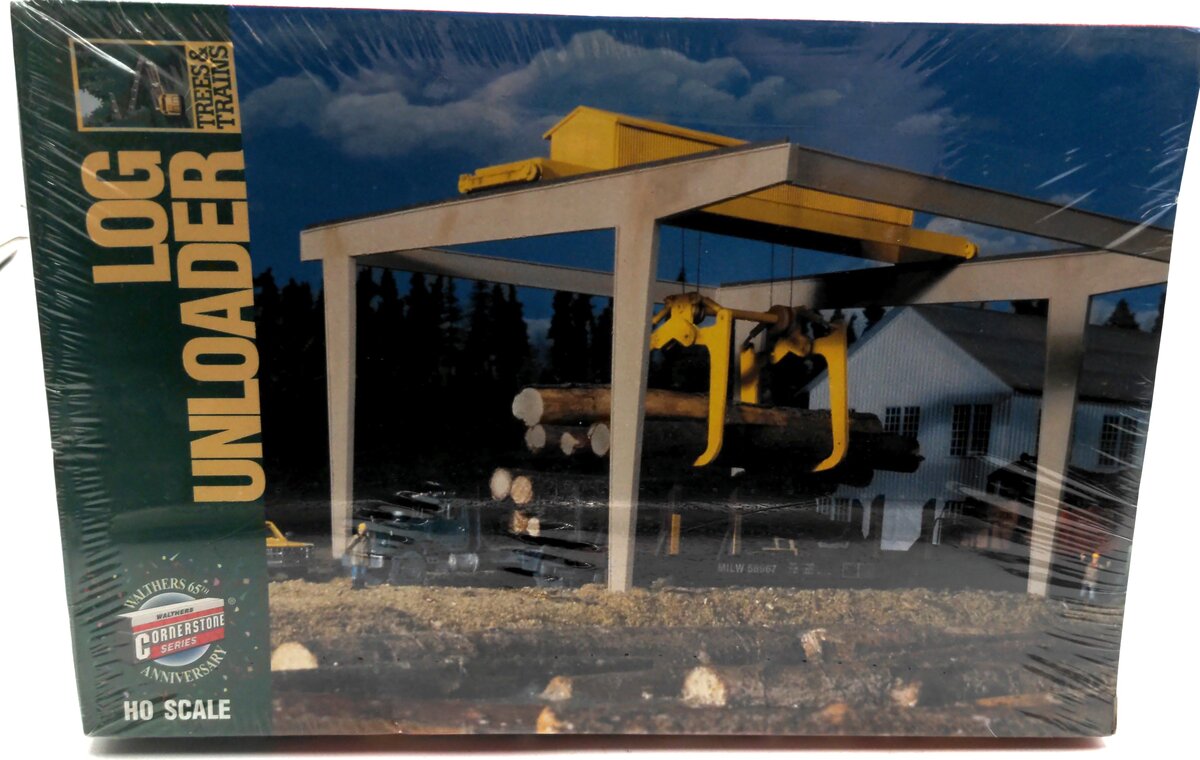 Walthers 933-3146 HO Scale CornerStone Series Log Unloader Plastic Building Kit