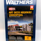 Walthers 933-3190 HO Scale Art Deco Highway Underpass Cornerstone Series Kit