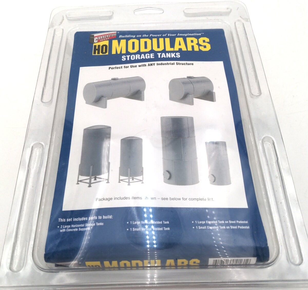 Walthers 933-3197 HO Industrial Storage Tanks Detail Cornerstone Building Kit