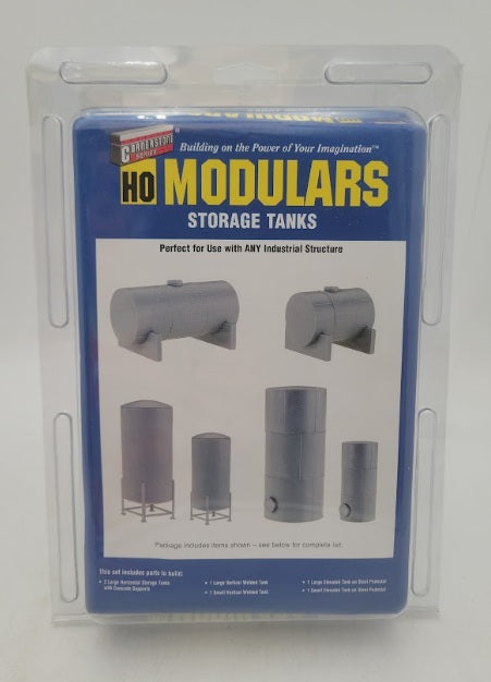 Walthers 933-3197 HO Scale Industrial Storage Tanks Detail Cornerstone Kit